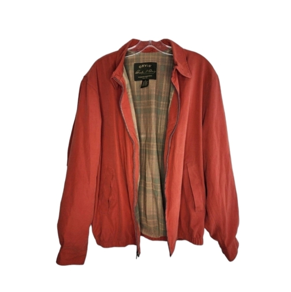 Orvis Other - Vintage Orvis Signature Series Jacket Mens M Soft Faux Suede Lined Burnt…